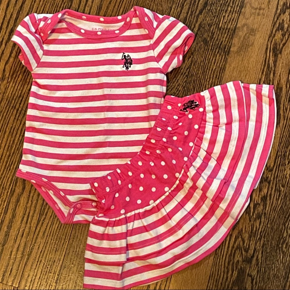 US Polo Baby Girl Outfit